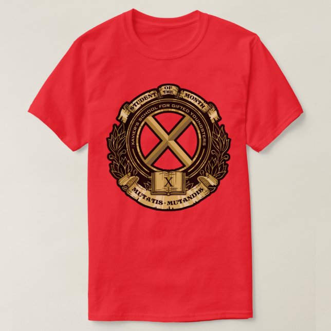Camiseta xavier school for gifted (Diseño del anverso)
