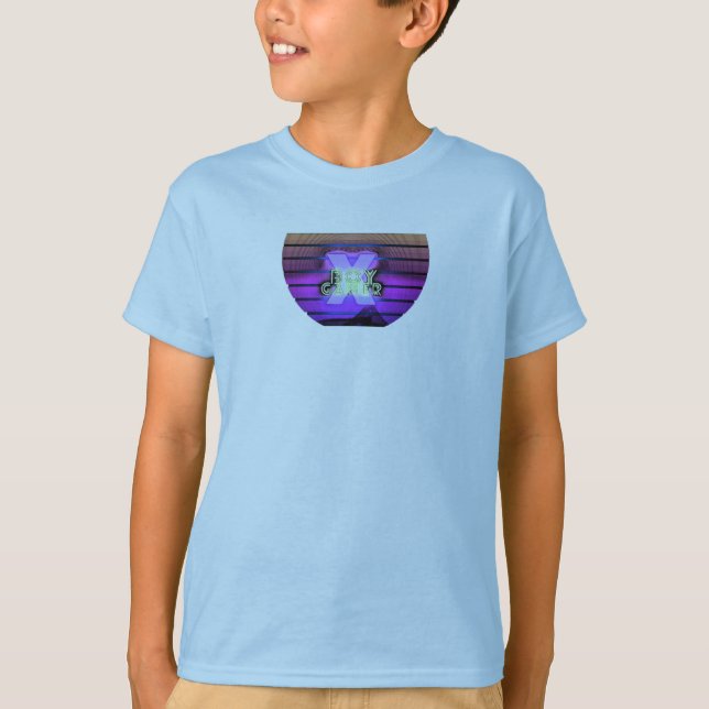 Camiseta XBoy Gamer Tron Sunset (Anverso)