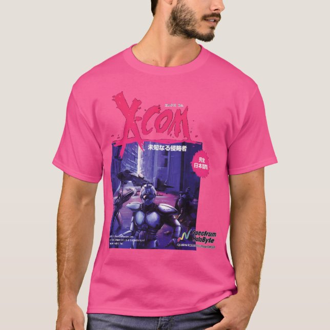 Camiseta Xcom Ufo Defense Versión Japonesa. (Anverso)