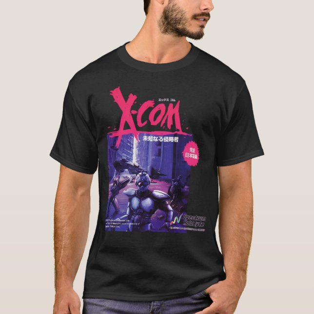 Camiseta Xcom Ufo Defense Versión Japonesa. (Anverso)