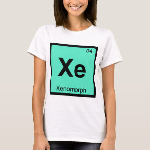 Camiseta Xe - Símbolo de la tabla periódica de química de X