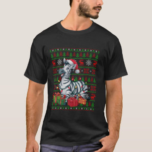 Camiseta Xebra Xmas enciende feos Navidades de Cebra de San