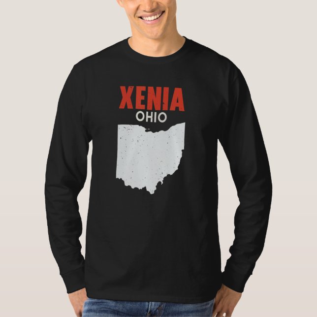 Camiseta XENIA Ohio USA State America Travel Ohioan (Anverso)