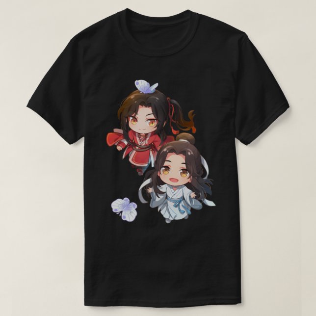 Camiseta xie lian y hua cheng Cielos oficiales bendiciendo  (Diseño del anverso)