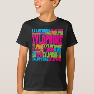 Camiseta Xilófono colorido
