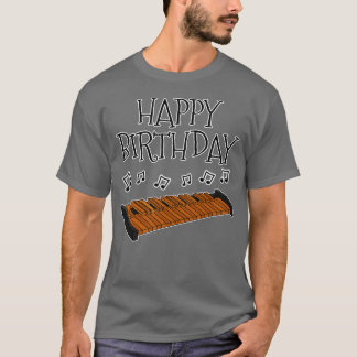 Camiseta Xilófono Feliz Cumpleaños Profesor Perco