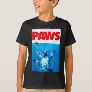 Camiseta Xiongying Paws Gato Y Ratón Arriba, Gracioso Gato
