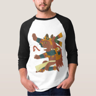 Camiseta Xiuhtecuthli - Dios creador azteca maya 01