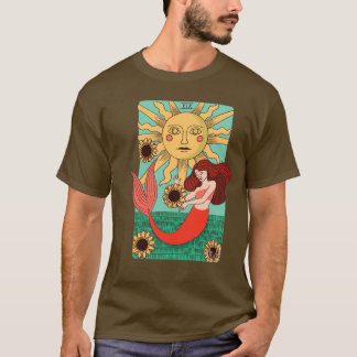Camiseta XIX Sirena de tarjetas Sun Tarot