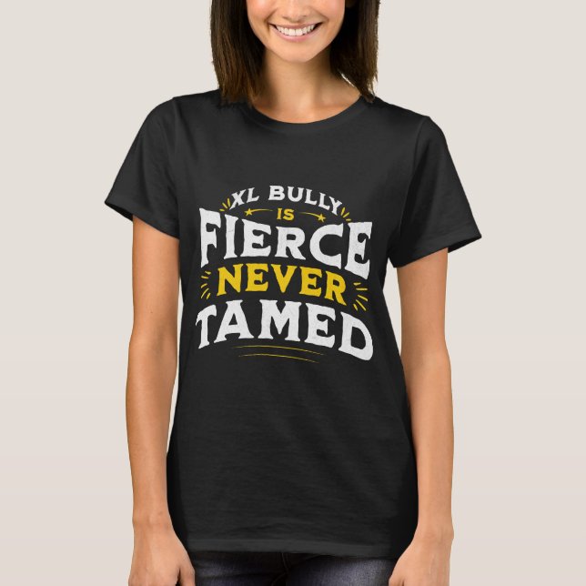 Camiseta Xl Bullies Dog Pitbull Funny cita a las mujeres (Anverso)