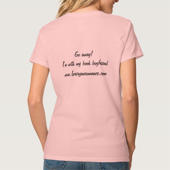 Camiseta XL del novio del libro (Reverso)