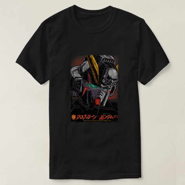 Camiseta XM-X1 Crossbone Gundam X-1 Classic (Diseño del anverso)