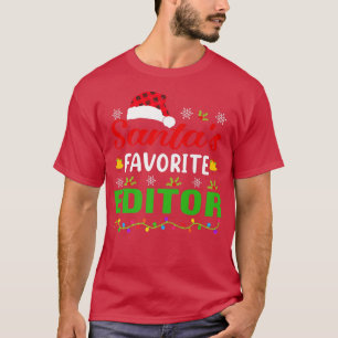 Camiseta Xma, editora favorita de Navidades divertidos de S