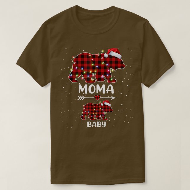 Camiseta Xmas: Anuncio de embarazo polar en bebé (Diseño del anverso)