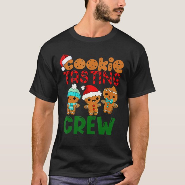 Camiseta Xmas Cookie Tasting Crew Funny Tasting Baker Merry (Anverso)