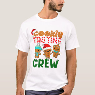Camiseta Xmas Cookie Tasting Crew Funny Tasting Baker Merry