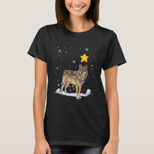 Camiseta Xmas Coyote Animales Nochebuena