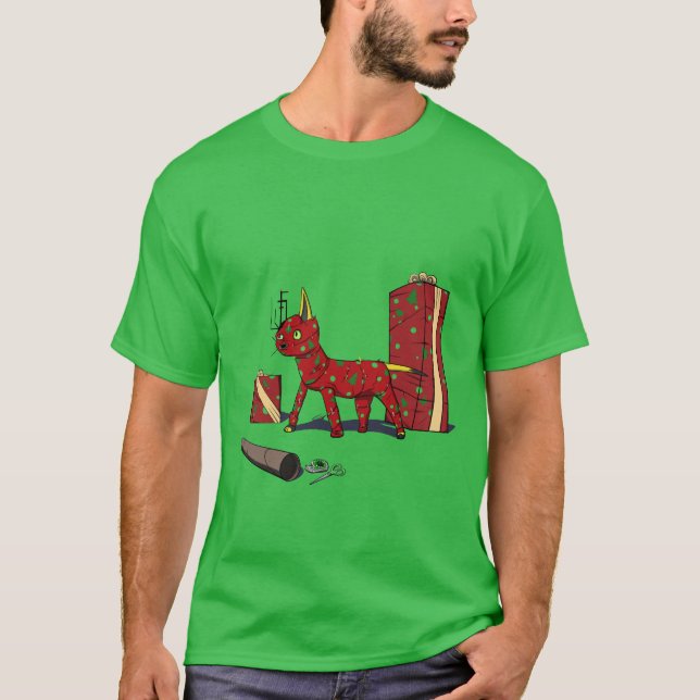 Camiseta Xmas de esplinter negativo de tierras (Anverso)