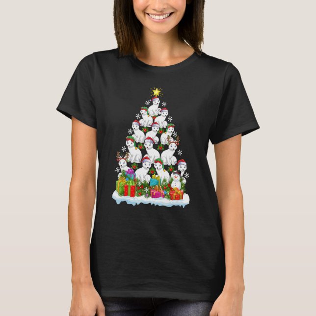 Camiseta Xmas de la Fox Ártica enciende Navidades de Fox en (Anverso)