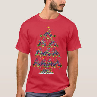 Camiseta Xmas de los amantes de la bicicleta sucia coincidi