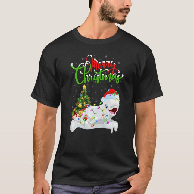 Camiseta Xmas Decorations Santa Beluga Whale Christmas (Anverso)