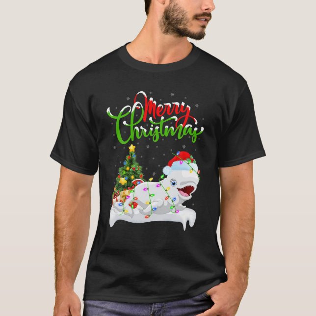 Camiseta Xmas Decorations Santa Beluga Whale Christmas (Anverso)