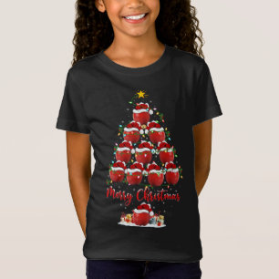 Camiseta Xmas del amante de la fruta de Apple coincidiendo