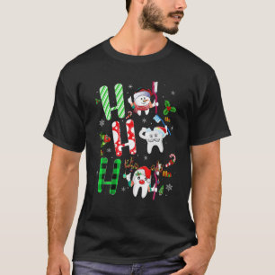 Camiseta Xmas Dental Dental Búfalo Navidades Dentistas