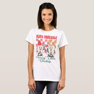 Camiseta Xmas Dental Tendrás Que Llevarte Un Pequeño Cheque