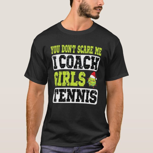 Camiseta Xmas entrenador de tenis no me asustas entreno Chi (Anverso)
