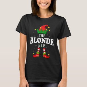 Camiseta Xmas familia elfo rubia navidad pajama