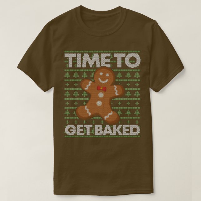 Camiseta Xmas Gingerbread Man I Christmas Baking I Ugly Chr (Diseño del anverso)