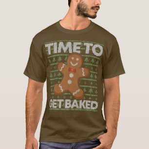 Camiseta Xmas Gingerbread Man I Christmas Baking I Ugly Chr