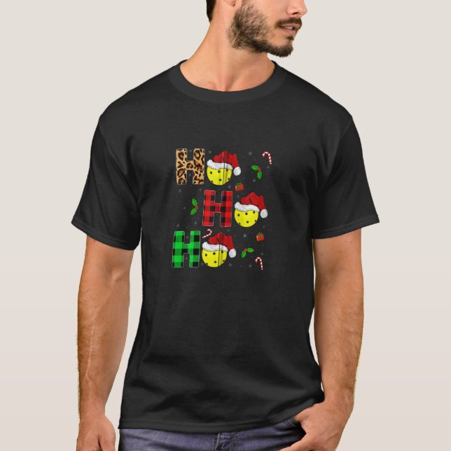 Camiseta Xmas Holiday Mateo Santa Ho Ho Ho Pickleball Ch (Anverso)