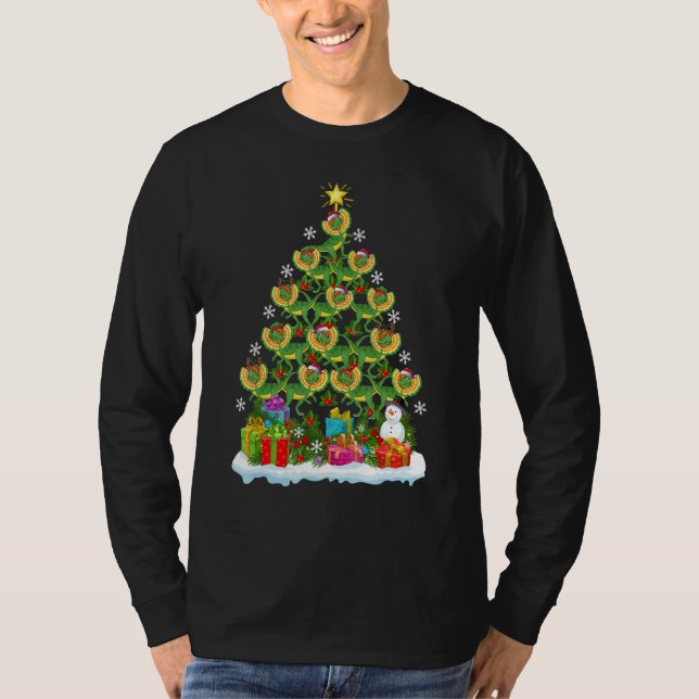 Camiseta Xmas Holiday Santa Dilophosaurus Dinosaur Christma (Anverso)