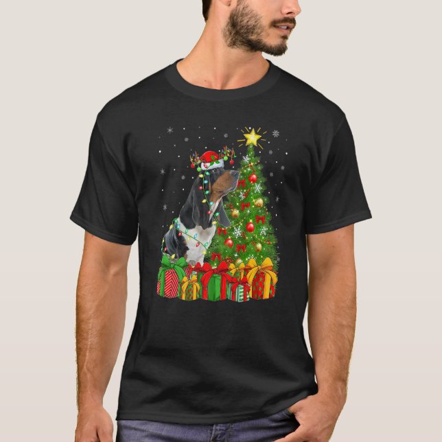 Camiseta Xmas Holiday Santa Rhodesian Ridgeback Dog Christm (Anverso)