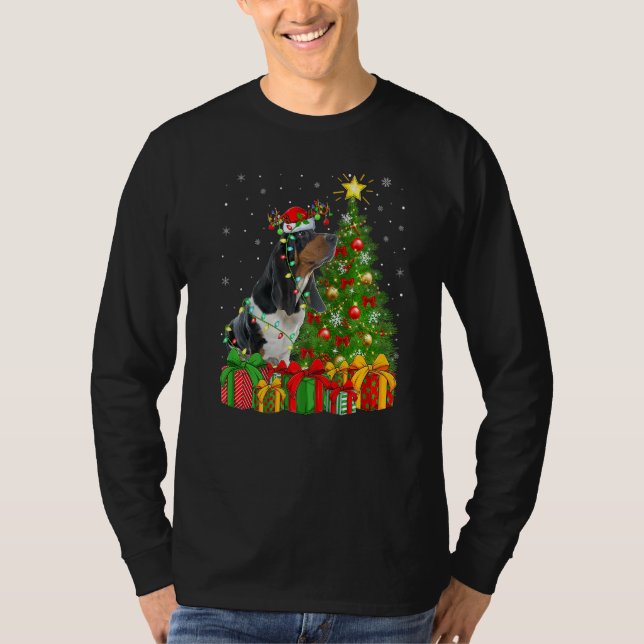 Camiseta Xmas Holiday Santa Rhodesian Ridgeback Dog Christm (Anverso)