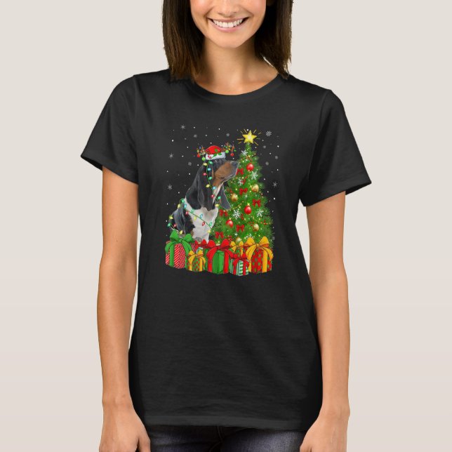Camiseta Xmas Holiday Santa Rhodesian Ridgeback Dog Christm (Anverso)