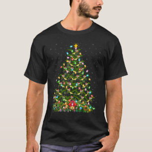 Camiseta Xmas Ilumina Santa Pterodactyl Dinosaur Bird Chris