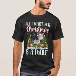 Camiseta Xmas Iluminar Santa Todo Lo Que Quiero Para Los Na