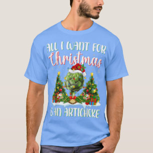 Camiseta Xmas Iluminar Santa Todo Lo Que Quiero Para Los Na