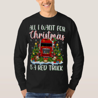 Camiseta Xmas Iluminar Santa Todo Lo Que Quiero Para Los Na