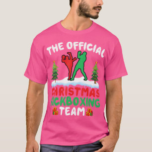 Camiseta Xmas Kickboxing Team Kickboxing Lover Kickboxer Ch