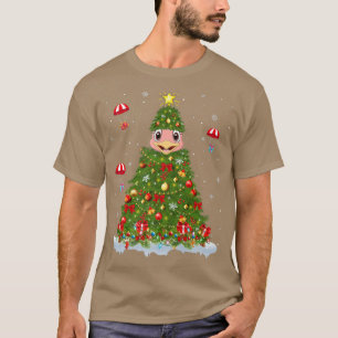 Camiseta Xmas Light Mating Familia Funny Ostrich Bird Chris