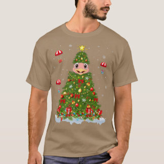 Camiseta Xmas Light Mating Familia Funny Ostrich Bird Chris