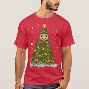 Camiseta Xmas Light Mating Familia Funny Ostrich Bird Chris