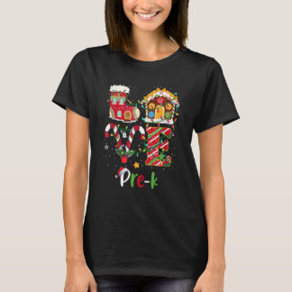 Camiseta Xmas Lights ama a los Navidades de profesores pre 