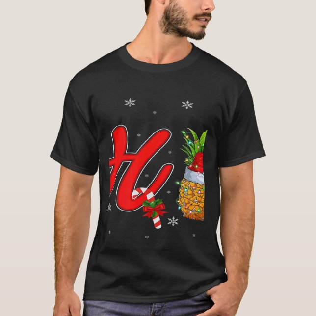 Camiseta Xmas Lights Pineapple Ho3 Ho Ho Ho Pineapple Chris (Anverso)