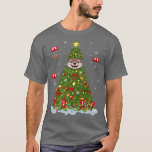 Camiseta Xmas Luces coincidentes Familia Divertido Mar Otte