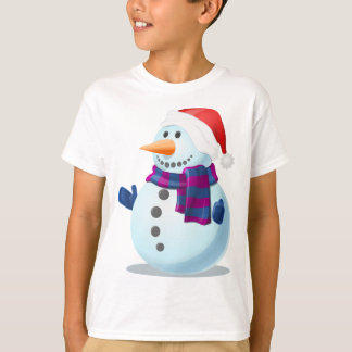 Camiseta Xmas Niños Sweatshirt-Snowman Diseño